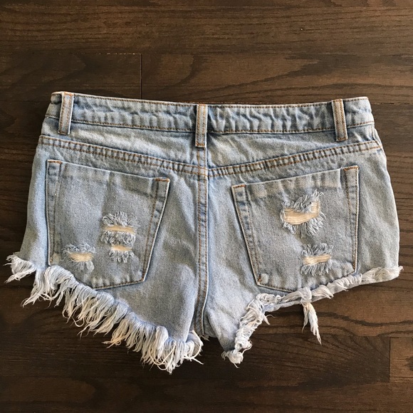 SIGNATURE 8 SHORTS DENIM DISTRESSED WOMEN - S8210 - Picture 8 of 8